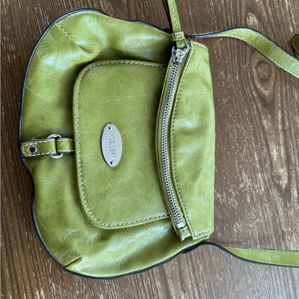 Nine West Lime Green Crossbody Bag